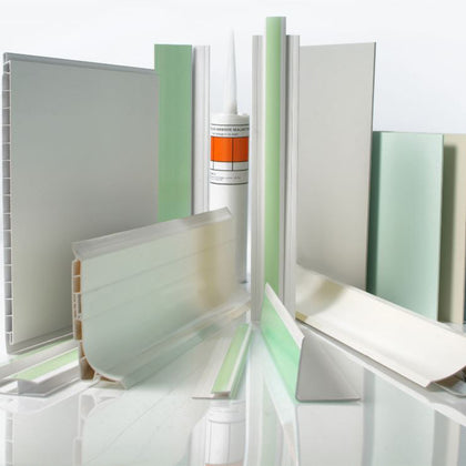 A collection of Hygienic Wall Cladding products on offer from Plastibits UK ltd