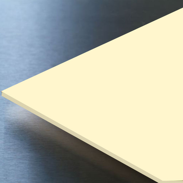 Pastel Cream PVC Sheet Hygienic Wall Cladding available in 8 foot and 10 foot sheets