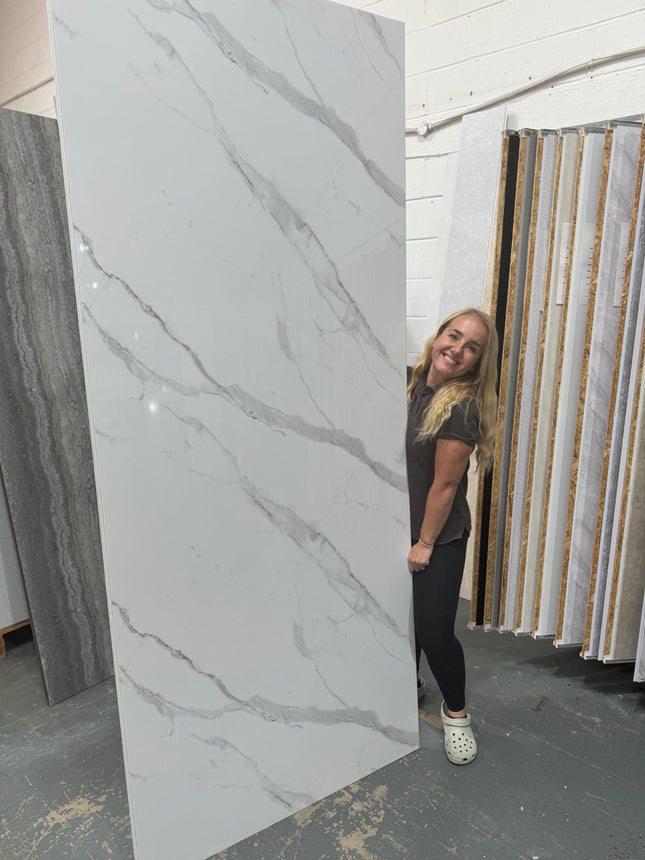 RothPanel Calacatta Marble Gloss 2.4mt x 1mt