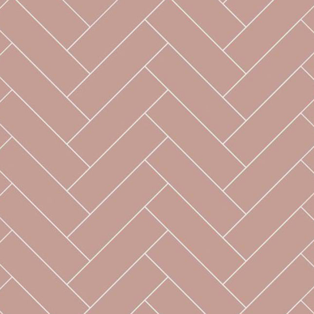 Antique Rose Multipanel Herringbone