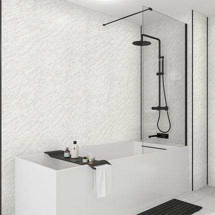 Carrara Marble Mermaid Bathroom & Shower Wall Panel