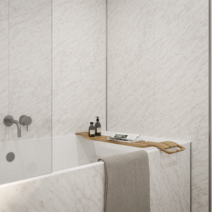 Carrara Marble Mermaid Bathroom & Shower Wall Panel