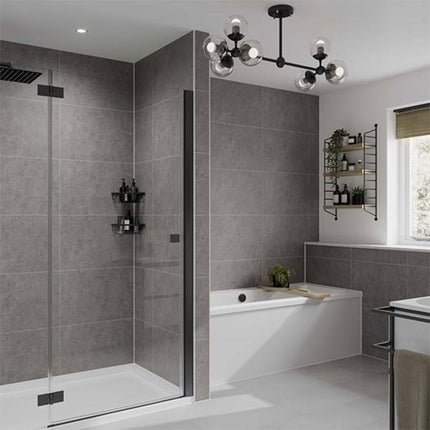 Grey Mineral Multipanel Large Tile