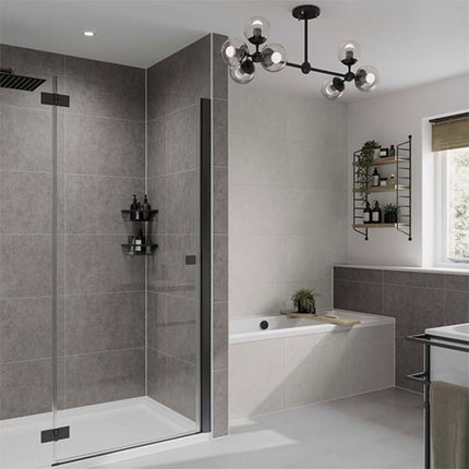 Grey Mineral Multipanel Large Tile