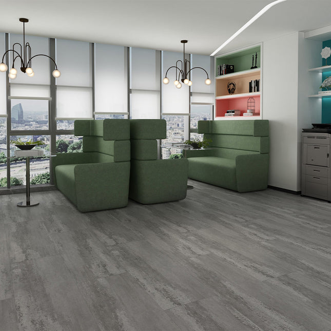Metallic Slate LVT Floor
