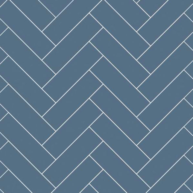 Misty Blue Multipanel Herringbone