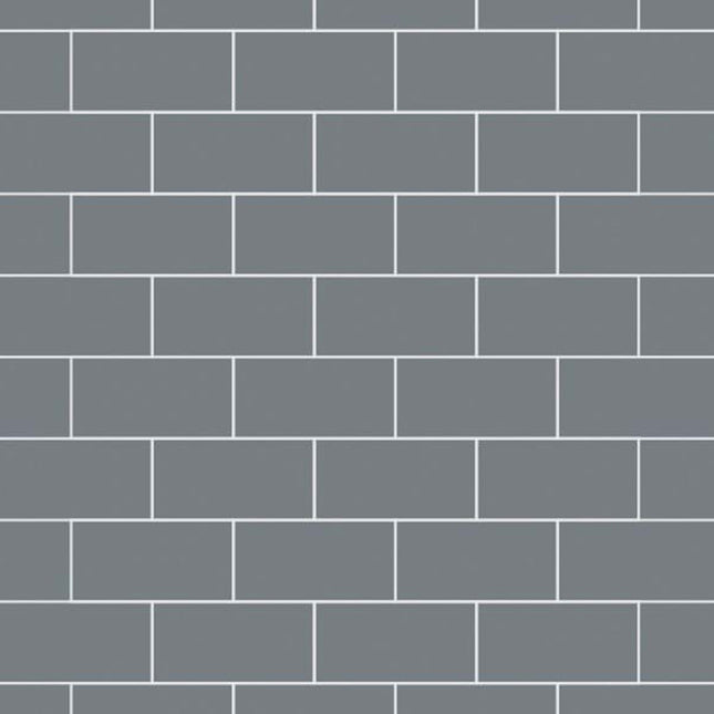 Monument Grey Multipanel Metro Tile