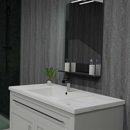 Quarried Charcoal Mineral Elite Panel 300mm
