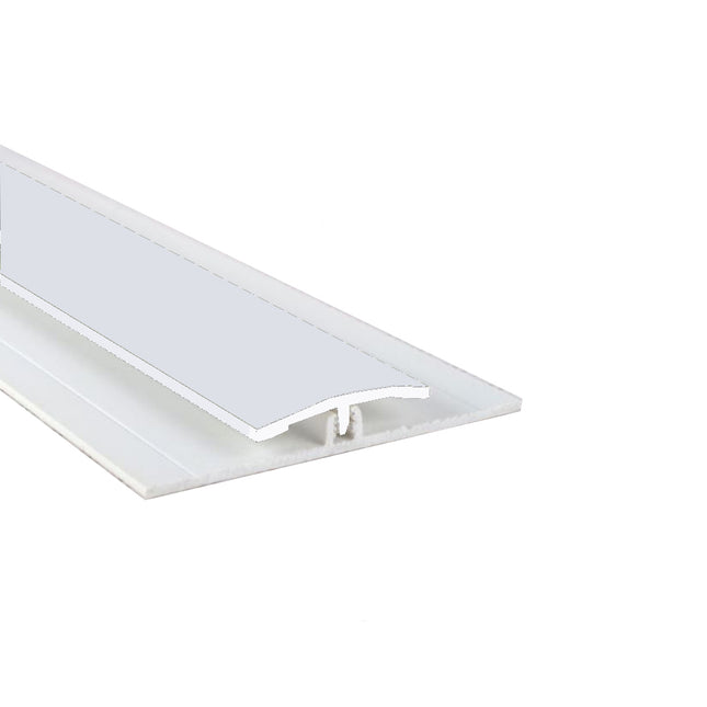 Pastel Clay Straight Joint Trim available in two sizes, 2500mm and 3050mm perfect for hiding the join between hygienic wall cladding sheets.